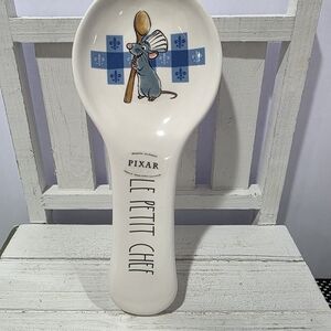 Rae Dunn Pixar Ratatouille Spoon Rest "Le Petit Chef" Remy Disney.